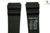 Citizen 59-L7055 Original Replacement 20mm Black Rubber Watch Band Strap - Forevertime77