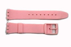 17mm Men's Pink Compatible  Watch Band Strap fits SWATCH watches