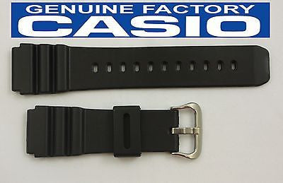 Casio 70368314 Genuine Factory Replacement Black Rubber Watch Band fits AMW-320C AMW-320D DW-3000C - Forevertime77