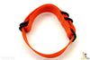 24mm Fits Luminox Nylon Woven Orange Watch Band Strap 4 Black S/S Rings - Forevertime77