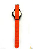 20mm Fits Luminox Nylon Woven Orange Watch Band Strap 4 Stainless Steel Rings - Forevertime77