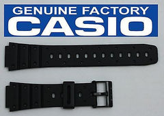 Casio 70610304 Genuine Factory Replacement Black Rubber Watch Band fits SDB-500W SDB-500WX TRI-10W TS-100