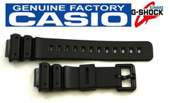 Casio 71604262 Genuine Factory Replacement Black Rubber Watch Band fits DW-6100 DW-6900