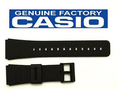 Casio 70378364 Genuine Factory Replacement Black Rubber Watch Band fits DBC-61 DBC-62 DBC-80 DBX-102 - Forevertime77