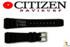 Citizen 59-L7055 Original Replacement 20mm Black Rubber Watch Band Strap - Forevertime77