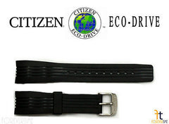 Citizen 59-S51268 Original Replacement 22mm Black Rubber Watch Band Strap