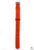 22mm Fits Luminox Nylon Woven Orange Watch Band Strap 4 Stainless Steel Rings - Forevertime77