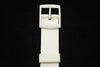 12mm Ladies White Soft PVC Replacement  Band Strap fits SWATCH watches - Forevertime77