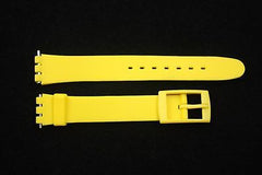12mm Ladies Yellow Replacement Watch Band Strap fits SWATCH watches
