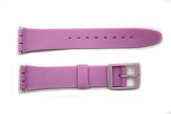 17mm Men's Light Purple Compatible Band Strap fits SWATCH watches