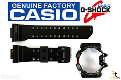 CASIO G-Shock G'Mix GBA-400-1A Original Black Rubber Watch BAND & BEZEL Combo