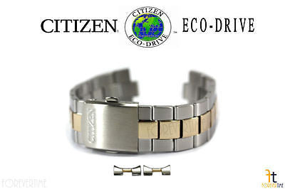 Citizen 59-S05029 Original Replacement Stainless Steel Two-Tone Rose Gold Watch Band Bracelet - Forevertime77