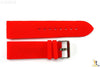 22mm Red Silicon Rubber Watch BAND Strap - Forevertime77