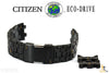 Citizen 59-S04779 Original Replacement Black Ion-Plated Stainless Steel Watch Band Bracelet - Forevertime77