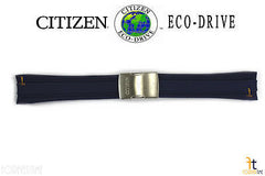 Citizen  59-S52331 Original Replacement 24mm Blue Rubber Watch Band Strap AT4009-08L 4-S077729