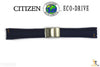 Citizen 59-S52391 Original Replacement 24mm Blue Rubber Watch Band Strap - Forevertime77