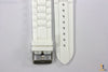 24mm Fits Fossil White Silicon Rubber Watch BAND Strap - Forevertime77