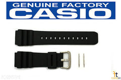 CASIO MTD-1065B Original 20mm Black Rubber Watch Band Strap w/ 2 Pins MTD-1066B