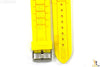 24mm Fits Fossil Yellow Silicon Rubber Watch BAND Strap - Forevertime77