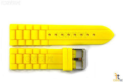 20mm Yellow Silicon Rubber Watch BAND Strap