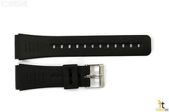 22mm Compatible Fits CASIO DBC-30 Data Bank Black Rubber Watch BAND Strap CMD-40