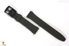 17mm  Dark Gray Soft PVC Replacement  Band Strap fits SWATCH watches w/ 2 Pins - Forevertime77
