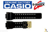 CASIO G-Shock GAC-100BR Black (Glossy Finish) Rubber Watch Band Strap GA-110GB - Forevertime77