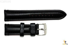 Luminox 6501 6251 Modern Mariner 24mm Padded Black Leather Watch Band w/ 2 Pins