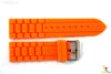 24mm Orange Silicon Rubber Watch BAND Strap - Forevertime77