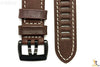 Luminox 1807 Field Auto 23mm Dark Brown Leather Watch Band Strap - Forevertime77