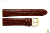 Citizen 59-S51352 Original Replacement 20mm Brown Leather Watch Band 59-S51526 59-S51267 - Forevertime77