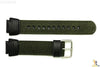 CASIO SGW-300HB-3AV Original 18mm Green Leather / Nylon Watch BAND Strap - Forevertime77