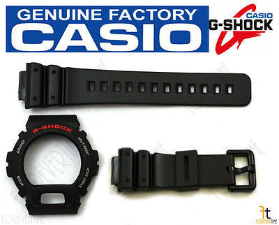 CASIO DW-6900G G-Shock ORIGINAL Black BAND & BEZEL Combo - Forevertime77