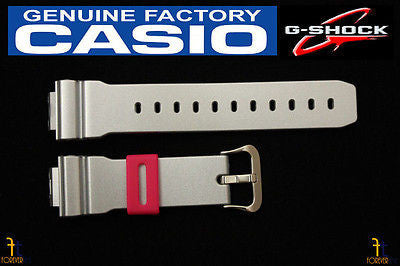 CASIO DW-6900CB-8 G-Shock Original 16mm Grey (Glossy) Rubber Watch Band Strap - Forevertime77
