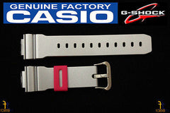 CASIO DW-6900CB-8 G-Shock Original 16mm Grey (Glossy) Rubber Watch Band Strap