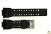 16mm Fits CASIO GDF-100BB G-Shock Black Rubber Watch Band - Forevertime77