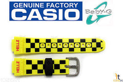 CASIO Baby-G BG-5600HZ-9V Original 14mm Yellow Rubber Watch BAND Strap