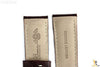 Bandenba 24mm Genuine Dark Brown Textured Leather White Stitched Watch Band - Forevertime77