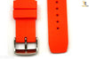 Citizen 59-S51868 Original Replacement 14mm Orange Rubber Watch Band Strap - Forevertime77