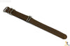 22mm Fits Luminox Nylon Woven Dark Beige Watch Band Strap 4 S/S Rings - Forevertime77