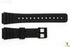 Casio 71604002 Genuine Factory Replacement Black Rubber Watch Band fits DW-6600G DW-6630B DW-8400 DW-8700 F-105W F-106W F-28W F-91W F-93W F-94WA - Forevertime77