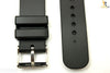 20mm for SEIKO Z-22 Wave Divers Heavy Black Plastic Watch Band Strap w/ 2 Pins - Forevertime77