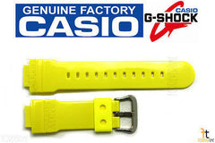 CASIO G-300SC-9AV G-Shock Original 16mm Yellow (Glossy) Rubber Watch BAND Strap