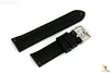 Bandenba 22mm Genuine Black Textured Leather Panerai Stitched Watch Band Strap - Forevertime77