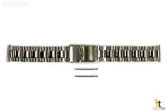 20mm fits Swiss Army Solid Stainless Steel Watch Band Adjustable Links w/ 2Pins