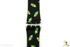 17mm Men's Green/Yellow Oval Shape Watch Band Strap fits SWATCH watches - Forevertime77