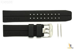 Luminox 6400 EVO F-117 Nighthawk 23mm Black Rubber Watch Band Strap 6401