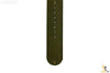 20mm Heavy Duty High End Fits Swiss Army Olive Green Woven Watch Band 3 Loops - Forevertime77
