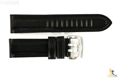 Luminox 1839 Dress Field 22mm Black Leather Watch Band Strap w/ 2 Pins