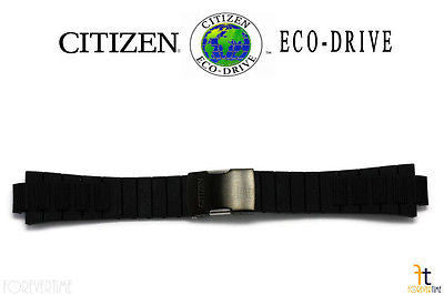Citizen 59-S52643 Original Replacement 23mm Black Rubber Watch Band Strap - Forevertime77